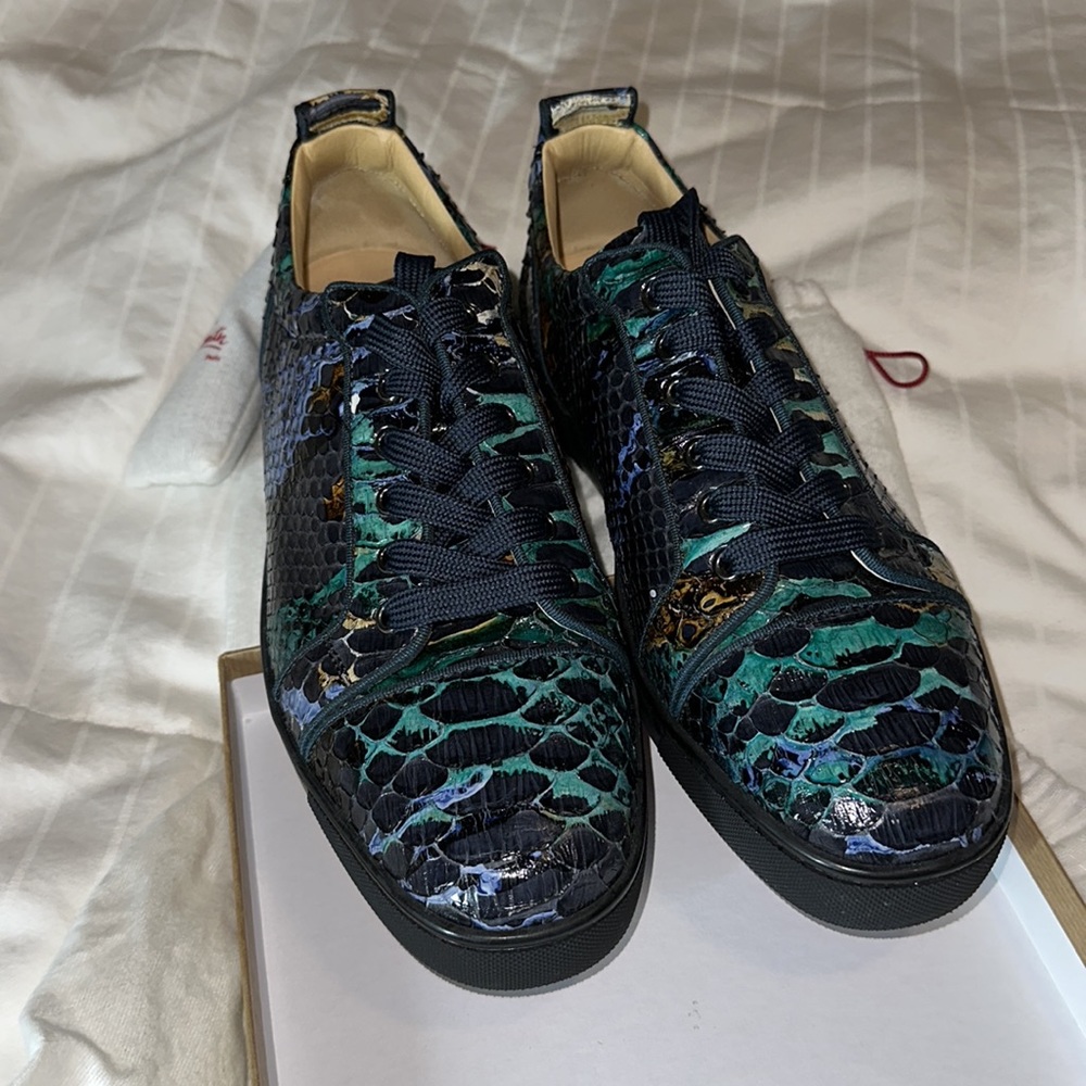 Christian Louboutin Men’s Python Multicolor Sneak… - image 7